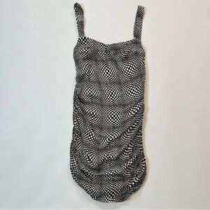 UO Claira Ruched Mini Dress